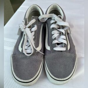 Vans Grey Suede Skater Sneakers